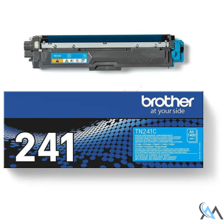 Original Brother TN-241C Toner-Kit cyan, 1.400 Seiten ISO/IEC 19798