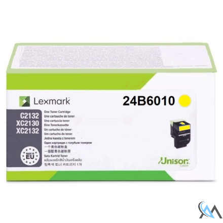 Original Lexmark 24B6010 Toner gelb, 3.000 Seiten