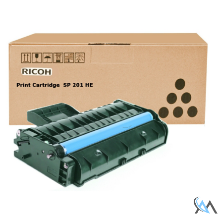 Original Ricoh 407254/TYPE SP201HE Tonerkartusche High-Capacity, 2.600 Seiten/5%