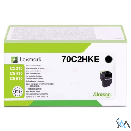 Original Lexmark 70C2HKE/702HK Toner-Kit schwarz Projekt, 4.000 Seiten ISO/IEC 19798