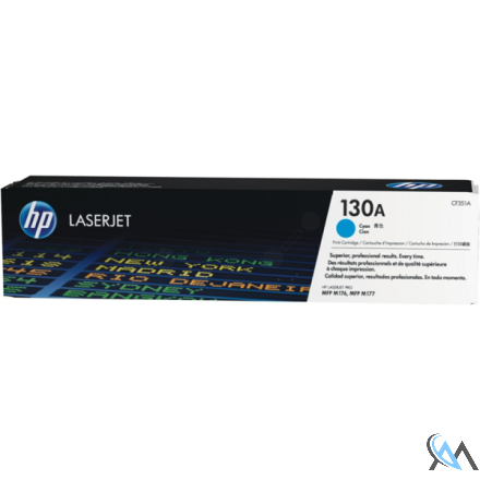 Original HP CF351A/130A Toner-Kit cyan, 1.000 Seiten ISO/IEC 19798