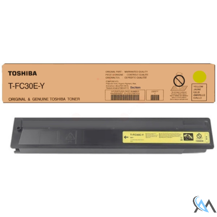 Original Toshiba 6AG00004454/T-FC30EY Toner gelb, 33.600 Seiten/6%