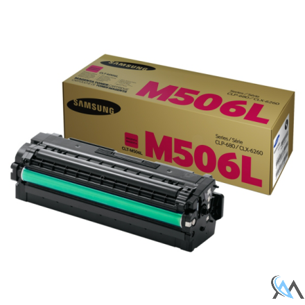 Original Samsung CLT-M506L/ELS/M506L Tonerkartusche magenta, 3.500 Seiten ISO/IEC 19752
