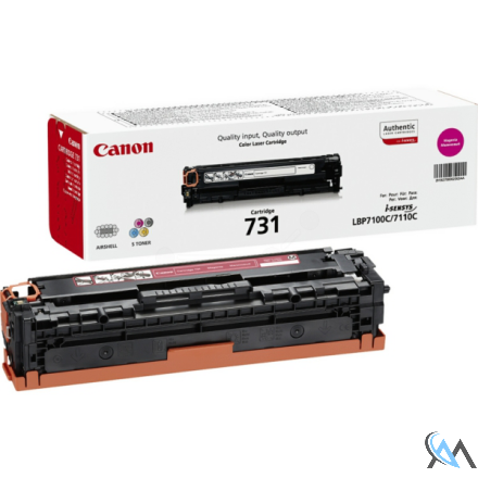 Original Canon 6270B002/731M Tonerkartusche magenta, 1.500 Seiten ISO/IEC 19798