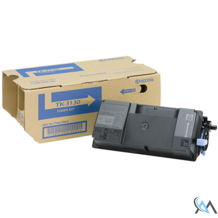 Original Kyocera 1T02LV0NL0/TK-3130 Toner-Kit, 25.000 Seiten ISO/IEC 19752