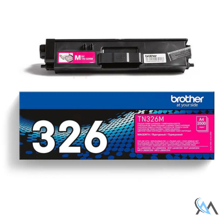 Original Brother TN-326M Toner-Kit magenta High-Capacity, 3.500 Seiten ISO/IEC 19798