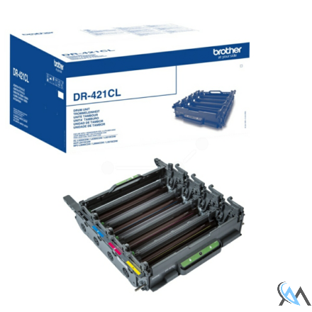 Original Brother DR-421CLP Drum Kit Bk,C,M,Y Projekt, 4x50.000 Seiten VE=4