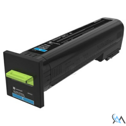 Original Lexmark 72K2XCE Toner-Kit cyan extra High-Capacity Projekt, 22.000 Seiten