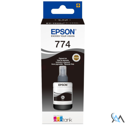 Original Epson C13T774140/T7741 Tintenflasche schwarz, 6.000 Seiten 140ml