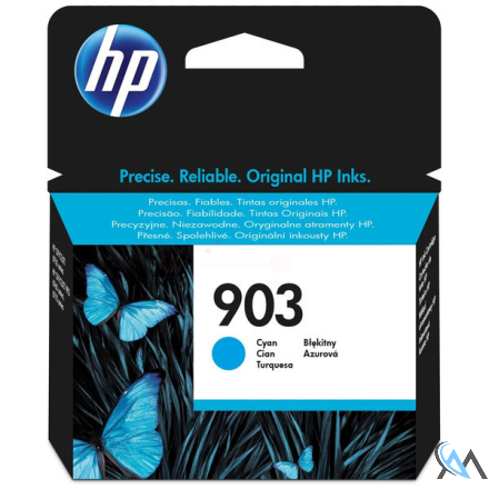 Original HP T6L87AE/903 Tintenpatrone cyan, 315 Seiten 4ml