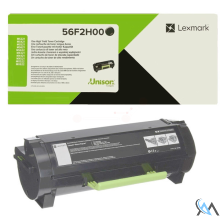 Original Lexmark 56F2H00 Toner-Kit High-Yield return program, 15.000 Seiten