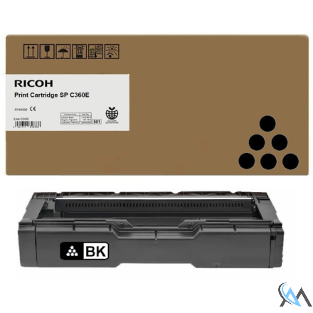 Original Ricoh 407899/SPC340E Toner schwarz, 5.000 Seiten ISO/IEC 19798