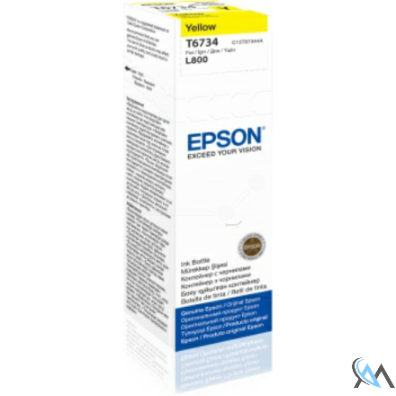 Original Epson C13T67344A/T6734 Tintenflasche gelb, 1.800 Seiten 70ml