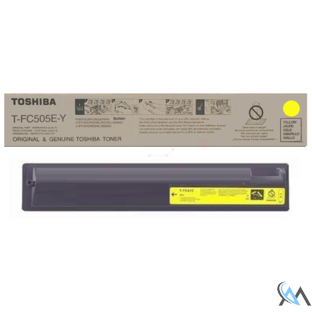 Original Toshiba 6AJ00000147/T-FC505EY Toner-Kit gelb, 33.600 Seiten