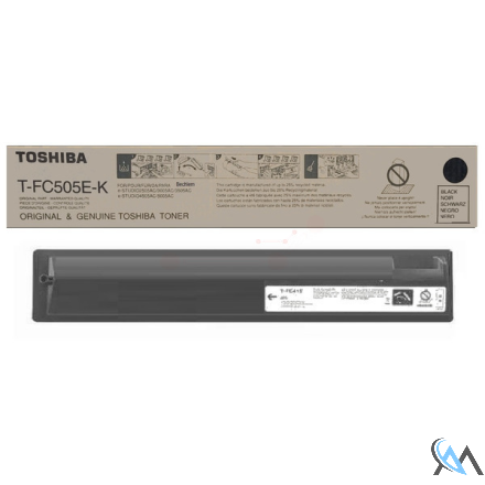 Original Toshiba 6AJ00000139/T-FC505EK Toner-Kit schwarz, 38.400 Seiten