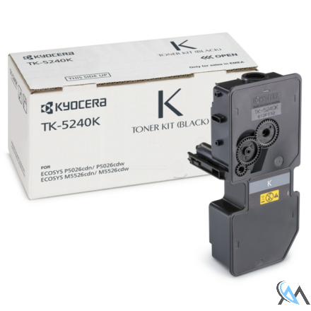 Original Kyocera 1T02R70NL0/TK-5240K Toner-Kit schwarz, 4.000 Seiten ISO/IEC 19798