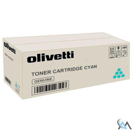 Original Olivetti B1207 Toner cyan, 26.000 Seiten/5%