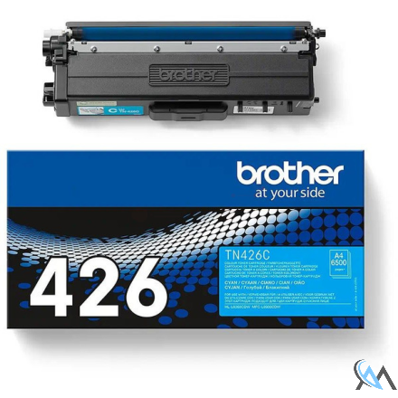 Original Brother TN-426C Toner-Kit cyan extra High-Capacity, 6.500 Seiten ISO/IEC 19752