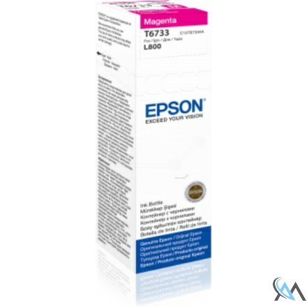 Original Epson C13T67334A/T6733 Tintenflasche magenta, 1.800 Seiten 70ml