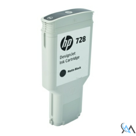 Original HP F9J68A/728 Tintenpatrone schwarz matt 300ml