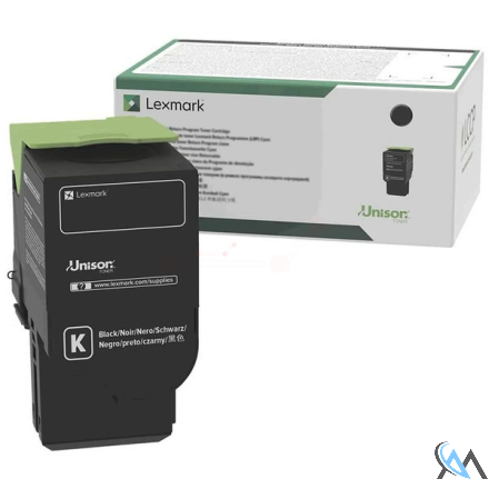 Original Lexmark 78C0U10 Toner-Kit schwarz ultra High-Capacity, 10.500 Seiten