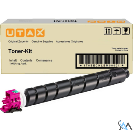 Original Utax 1T02RLBUT0/CK-8512M Toner-Kit magenta, 15.000 Seiten ISO/IEC 19798