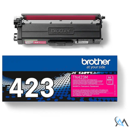 Original Brother TN-423M Toner-Kit magenta High-Capacity, 4.000 Seiten ISO/IEC 19752