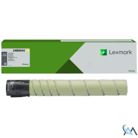 Original Lexmark 24B6844 Toner-Kit gelb, 30.000 Seiten ISO/IEC 19798