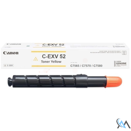 Original Canon 1001C002/C-EXV52 Toner gelb, 66.500 Seiten