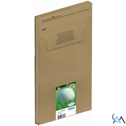 Original Epson C13T34664510/34 Tintenpatrone MultiPack Bk,C,M,Y EasyMail 6,1ml + 3x4,2ml VE=4