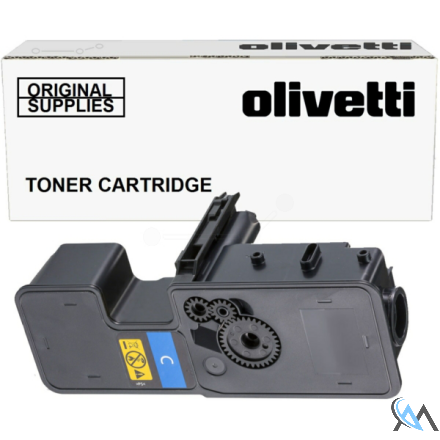 Original Olivetti B1238 Toner-Kit cyan, 3.000 Seiten ISO/IEC 19752