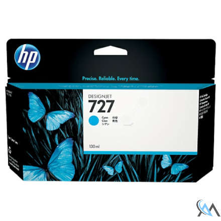 Original HP F9J76A/727 Tintenpatrone cyan 300ml