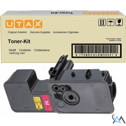 Original Utax 1T02R9BUT1/PK-5016M Toner-Kit magenta, 1.200 Seiten