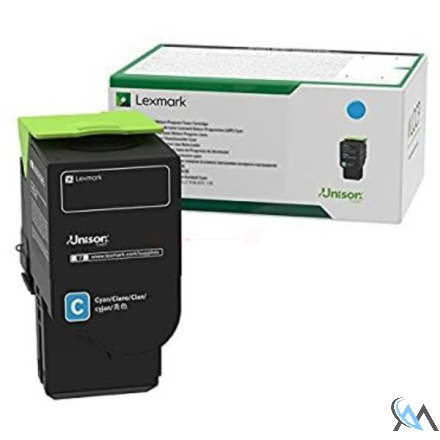 Original Lexmark 78C0X20 Toner-Kit cyan extra High-Capacity, 5.000 Seiten