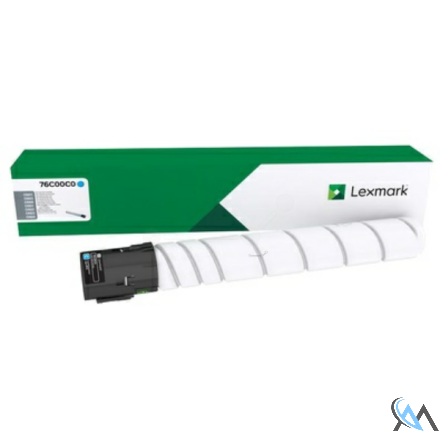 Original Lexmark 76C00C0 Toner-Kit cyan, 11.500 Seiten ISO/IEC 19752