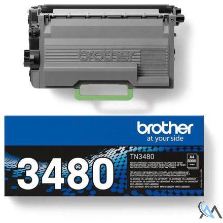 Original Brother TN-3480 Toner-Kit, 8.000 Seiten ISO/IEC 19752