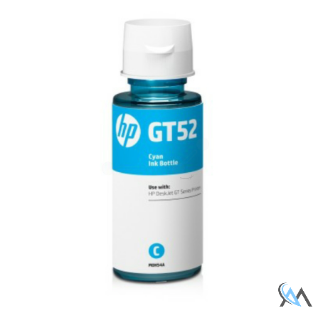 Original HP M0H54AE/GT52 Tintenpatrone cyan, 8.000 Seiten 70ml