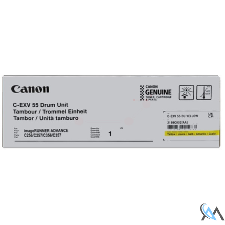 Original Canon 2189C002/C-EXV55 Drum Kit gelb, 45.000 Seiten