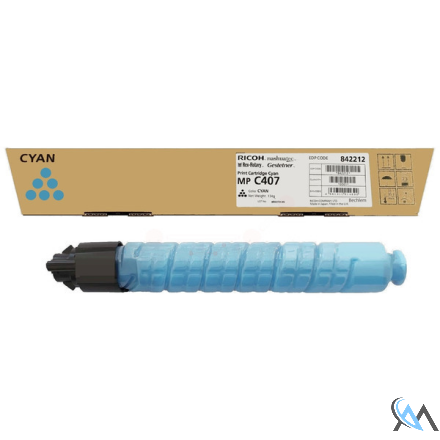 Original Ricoh 842212 Toner cyan, 8.000 Seiten/5%