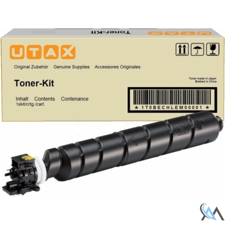 Original Utax 1T02RL0UT0/CK-8512K Toner-Kit schwarz, 25.000 Seiten ISO/IEC 19798