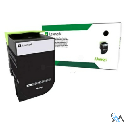 Original Lexmark 71B2XK0 Toner-Kit schwarz return program, 8.000 Seiten ISO/IEC 19752