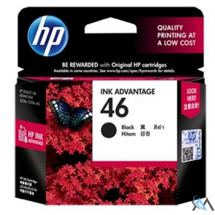 Original HP CZ637AE/46 Druckkopfpatrone schwarz, 480 Seiten 8,5ml