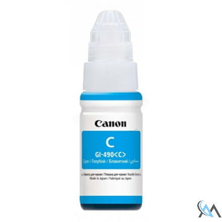 Original Canon 0664C001/GI-490C Tintenflasche cyan, 7.000 Seiten 70ml