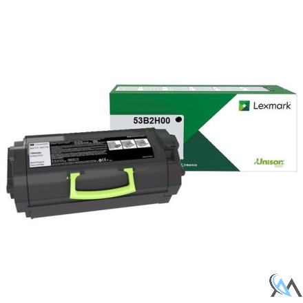 Original Lexmark 53B2H00 Toner-Kit return program, 25.000 Seiten ISO/IEC 19752