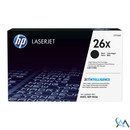 Original HP CF226X/26X Tonerkartusche High-Capacity, 9.000 Seiten ISO/IEC 19752