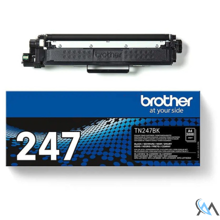 Original Brother TN-247BK Toner-Kit schwarz, 3.000 Seiten ISO/IEC 19752