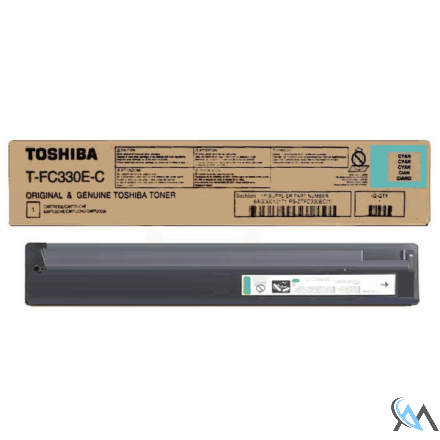 Original Toshiba 6AJ00000119/T-FC200EC Toner-Kit cyan, 33.600 Seiten