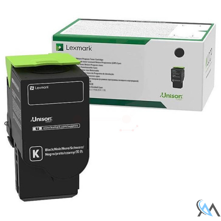 Original Lexmark 78C0X10 Toner-Kit schwarz extra High-Capacity, 8.500 Seiten