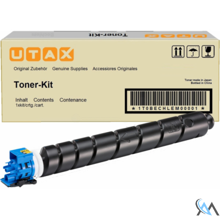 Original Utax 1T02RLCUT0/CK-8512C Toner-Kit cyan, 15.000 Seiten ISO/IEC 19798