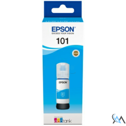 Original Epson C13T03V24A/101 Tintenflasche cyan 70ml